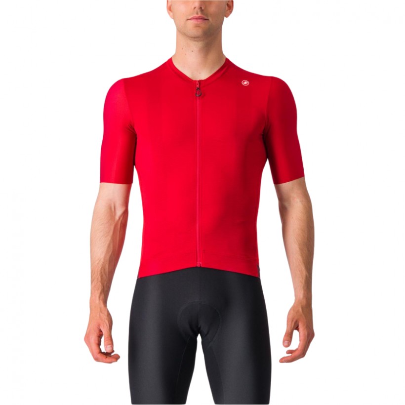 Maglia Castelli Espresso Rossa a maniche corte