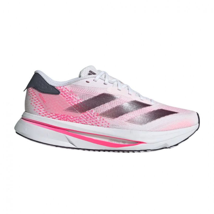 Chaussures Femme Adidas Adizero SL2 Blanc Rose 