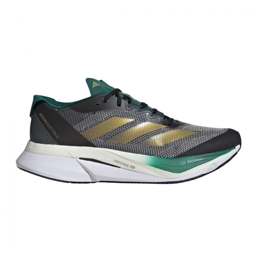 Zapatillas Adidas Adizero Boston 12 Edición Berlin Negro Verde 