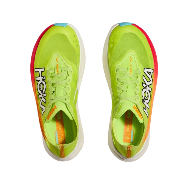 Hoka Rocket X 2 Yellow Orange  Unisex Sneakers