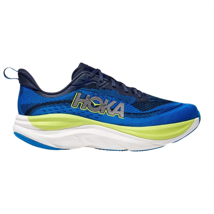 Buty Hoka Skyflow niebiesko-żółte 