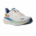 Hoka Clifton 9 White Blue  Sneakers