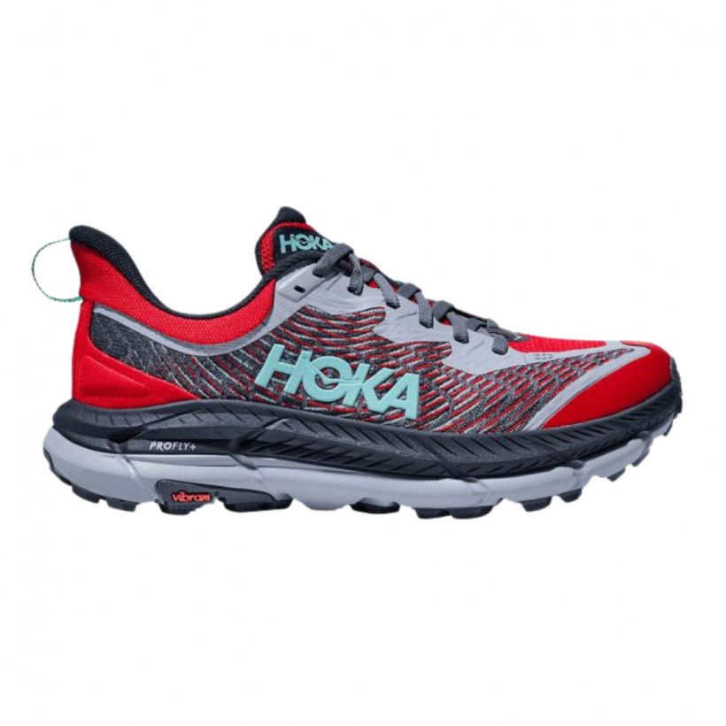 Zapatillas Hoka Mafate Speed 4 Rojo Negro