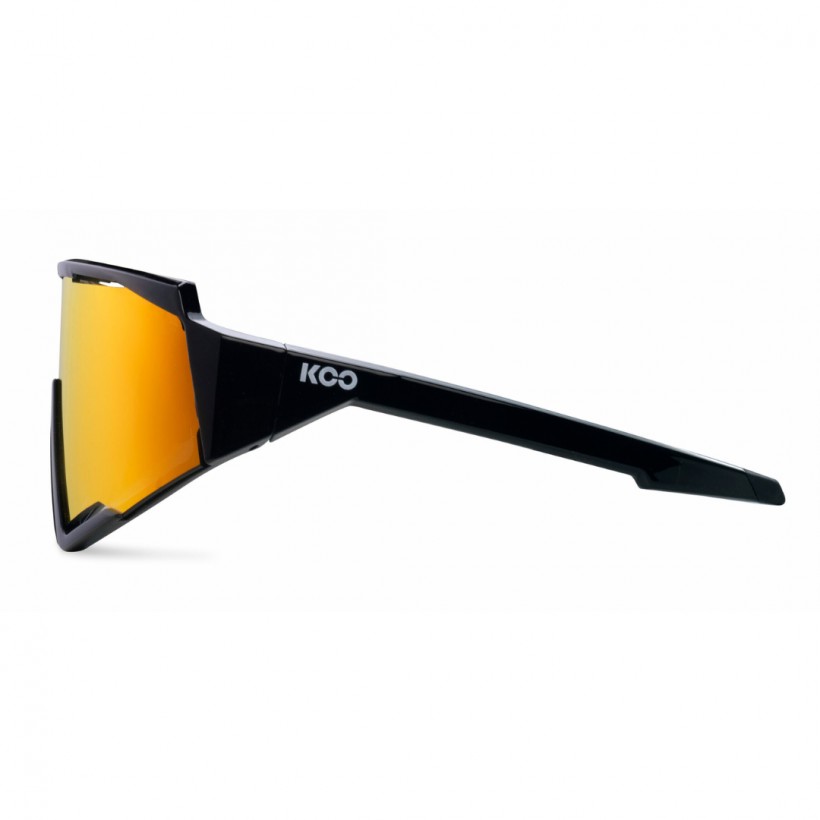 Koo Spectro Glasses Black Orange Lens