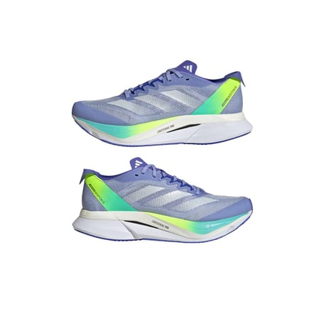 Adidas Adizero Boston 12 Purple Green  Women's Running Shoes