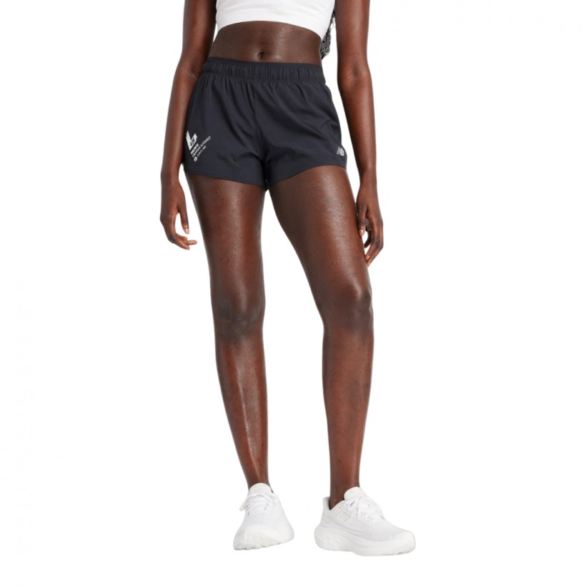 Calções New Balance RC Valencia Marathon preto mulher