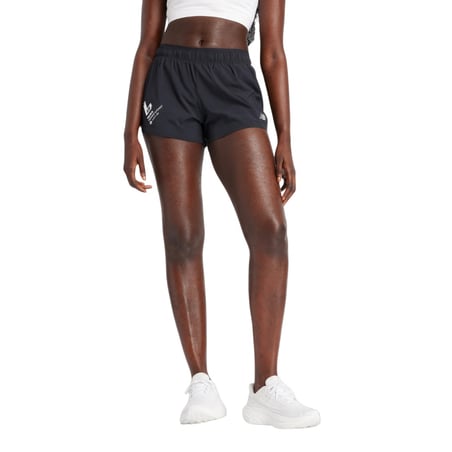 New Balance RC Valencia Marathon Shorts Schwarz Damen