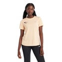 T-shirt femme orange New Balance Athletics Valencia Marathon à manches courtes