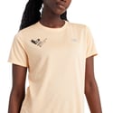 T-shirt femme orange New Balance Athletics Valencia Marathon à manches courtes