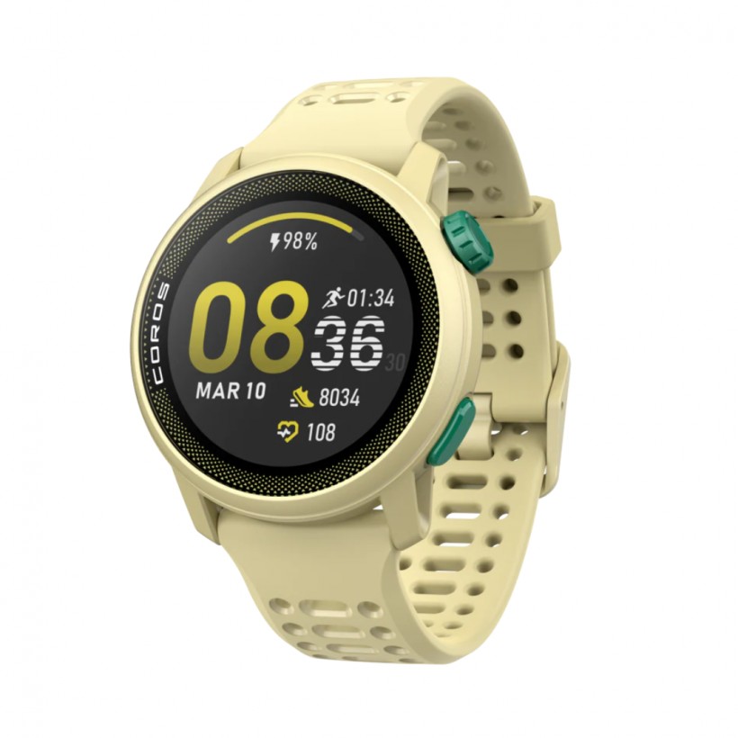 Reloj Coros Pace 3 GPS Amarillo Silicona