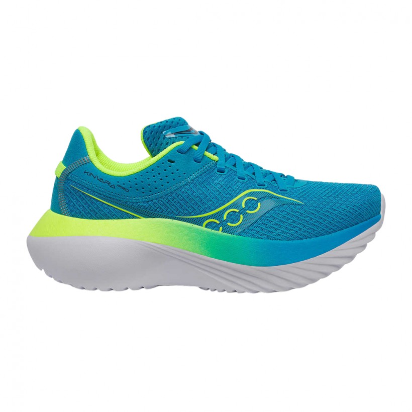 Scarpe Saucony Kinvara Pro Blu Giallo  Donna