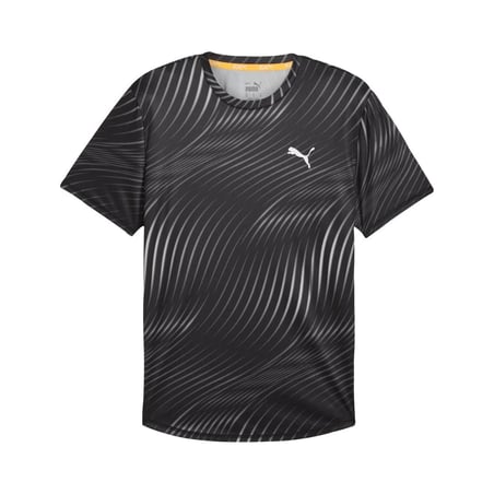 Camiseta Puma Run Favorite Negro Blanco