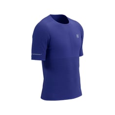 T-Shirt Compressport Pro Racing SS Azul