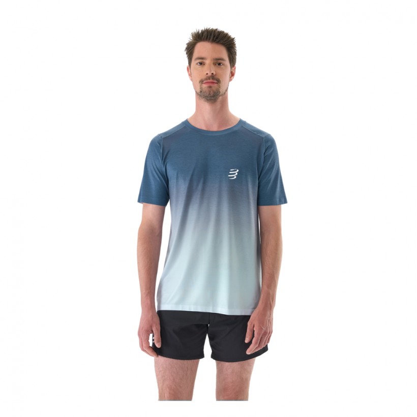 Compressport Performance SS Shirt Blue Grey
