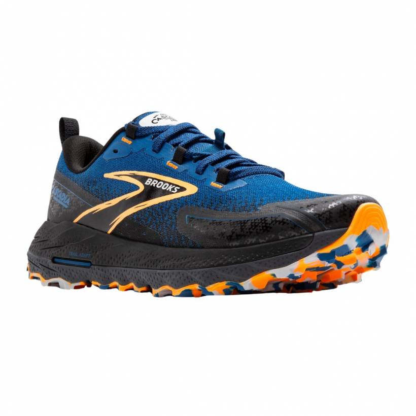 Buty Brooks Cascadia 18 Niebieskie Pomarańczowe
