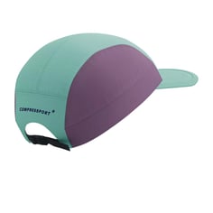 Boné Compressport 5 Painéis Light Azul Roxo 2