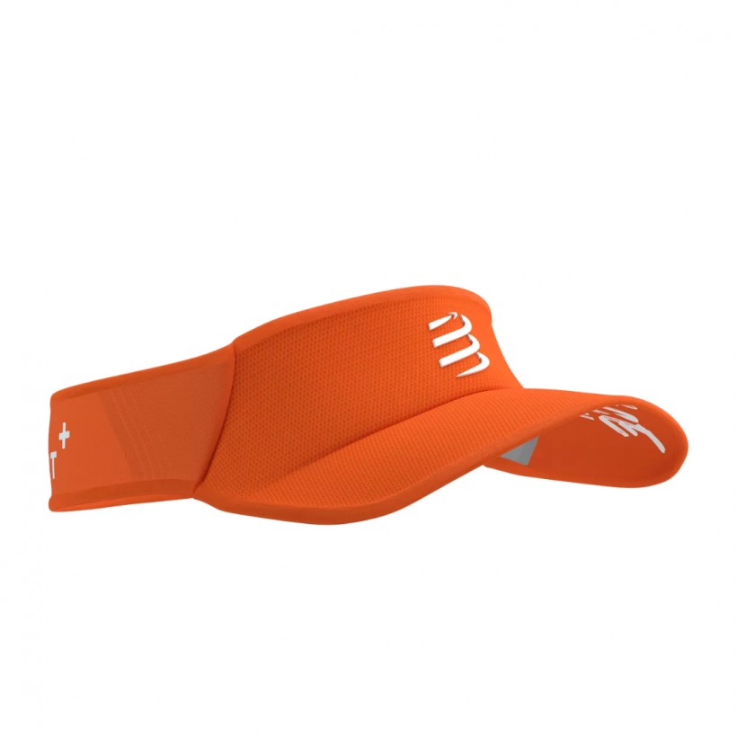 Visière Compressport Ultralight Orange Blanc