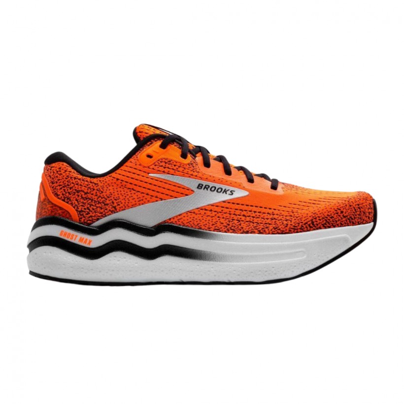 Chaussures Brooks Ghost Max 2 Orange Noir