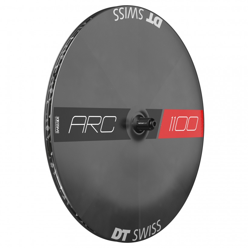 Ruota posteriore lenticolare DT Swiss ARC 1100 DICUT DB Disc 12/142 mm Shimano Nero