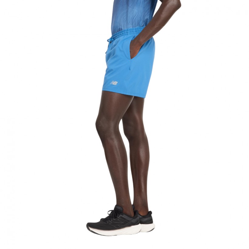 Pantaloncini New Balance Essentials 5" blu