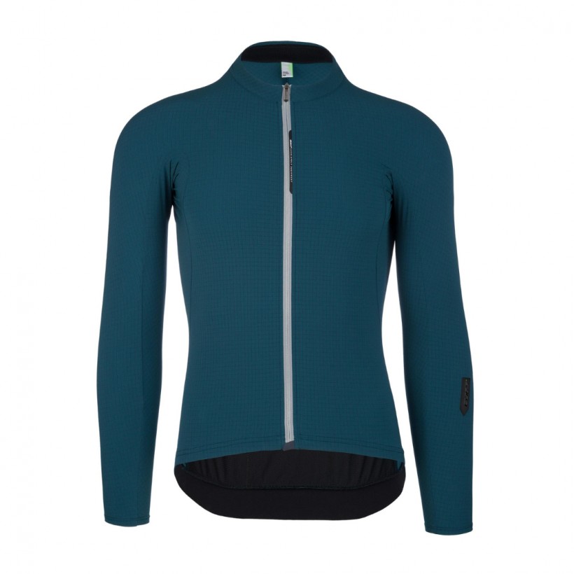 Q36.5 Dottore Pro Pinstripe X Türkis Langarmtrikot