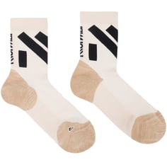 Calcetines NNormal Race Sock Low Cut Beige Negro