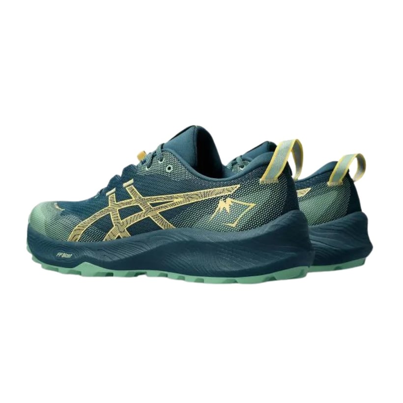 Chaussures Asics Gel Trabuco 12 Bleu Vert 