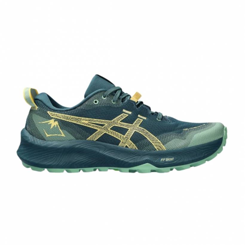 Zapatillas Asics Gel Trabuco 12 Azul Verde 