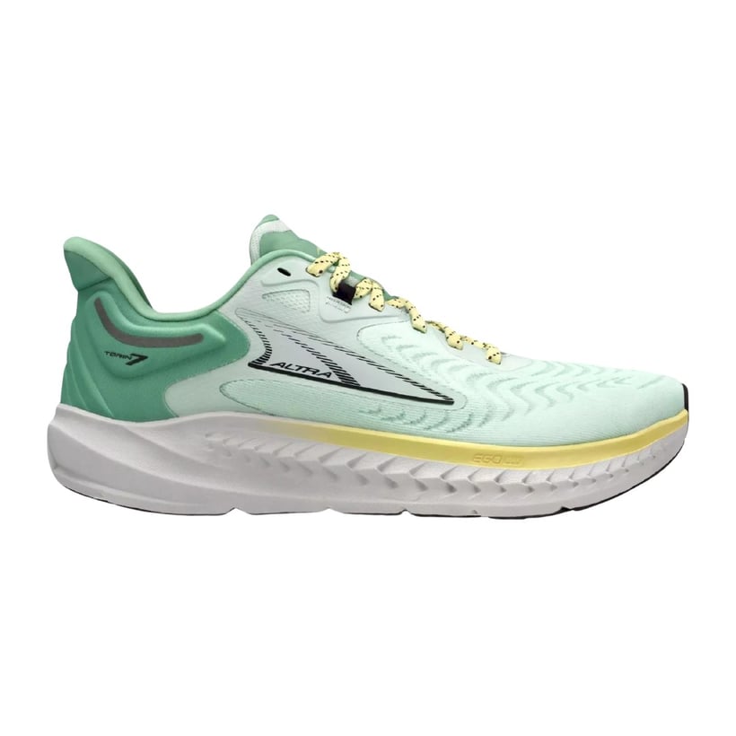 Ténis feminino Altra Torin 7 verde amarelo