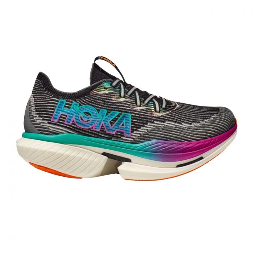 Hoka Cielo X1 Shoes Black Blue Pink Unisex