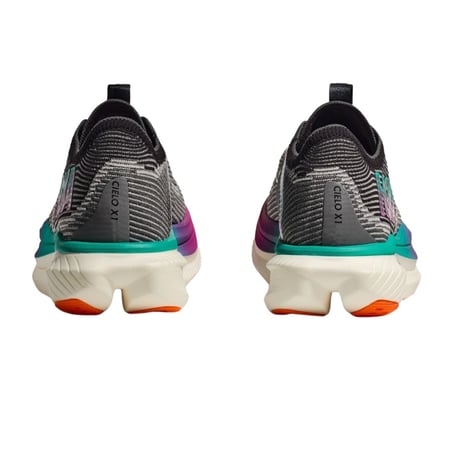 Zapatillas Hoka Cielo X1 Negro Azul Rosa Unisex