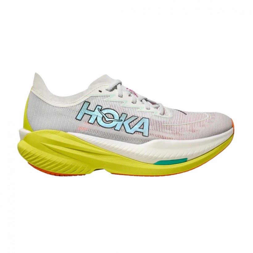 Hoka Mach X 2 Grau Gelb  Schuhe