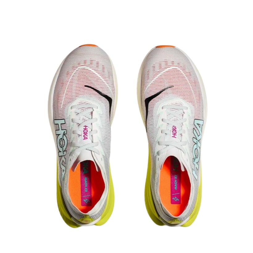 Scarpe Hoka Mach X 2 Grigio Giallo
