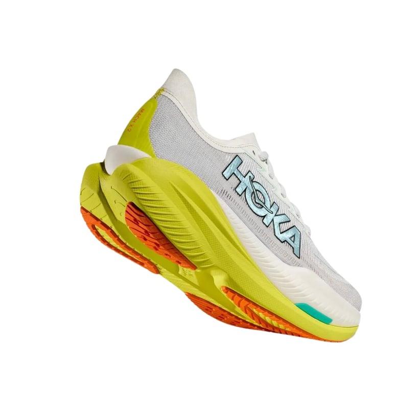 Zapatillas Hoka Mach X 2 Gris Amarillo