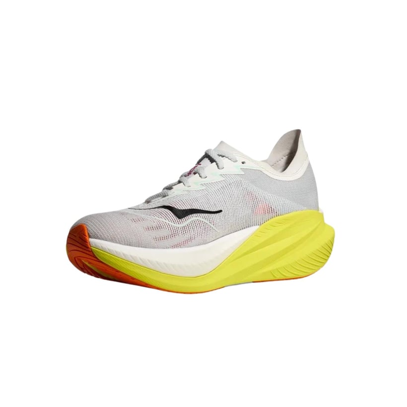 Sapatos Hoka Mach X 2 Cinza Amarelo