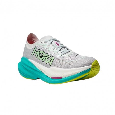 Hoka Mach X 2 Grey Blue  Women's Running Shoes