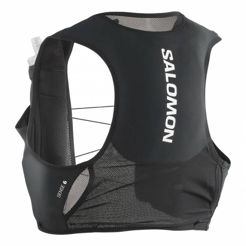 Set di gilet da corsa Salomon Sense Pro 6 neri