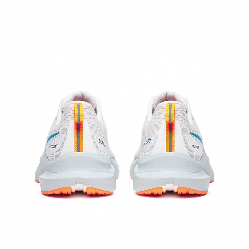 Chaussures Saucony Tempus 2 Blanc Bleu