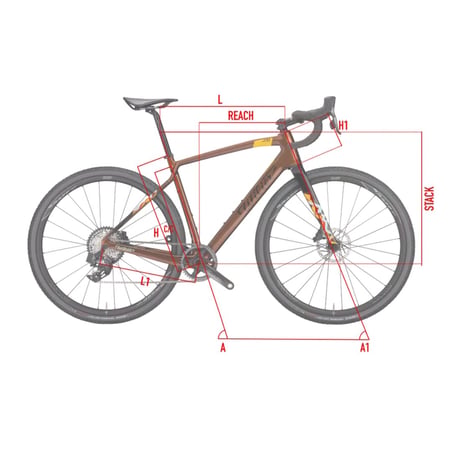 Rower Wilier Triestina Jena Shimano GRX 1x11 Miche Contact Brązowy