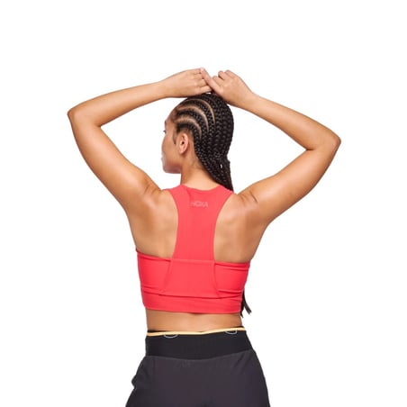 Hoka Race Day Red Women's Sports Bra