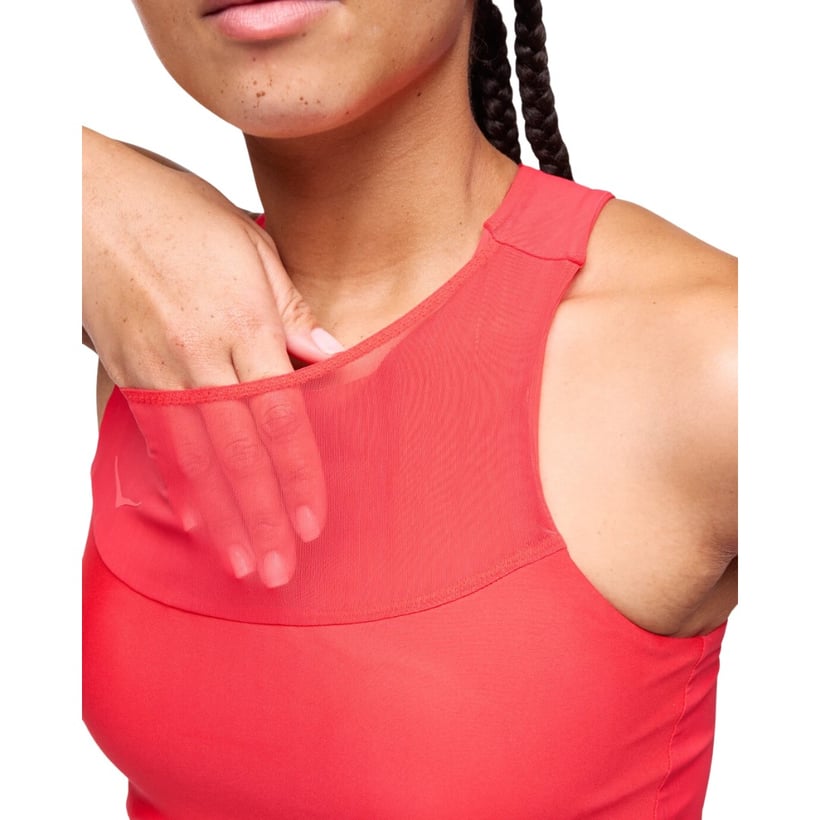 Hoka Race Day Red Women's Sports Bra