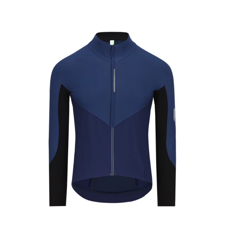 Q36.5 Dottore Hybrid Que Langarmtrikot Blau Schwarz