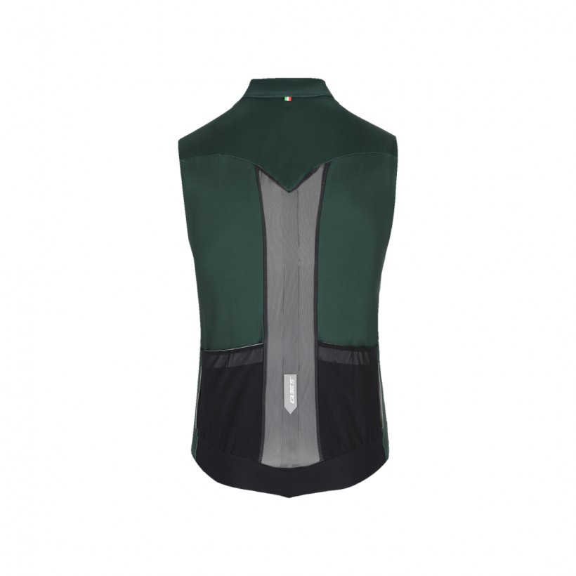 Gilet hybride Q36.5 Gregarius vert noir
