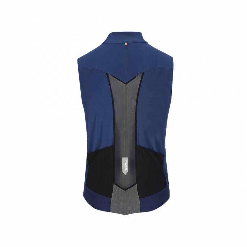 Q36.5 Dottore Hybrid Weste Blau Grau