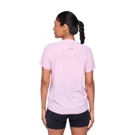 Hoka Airolite Short Sleeve Pink Women's T-Shirt