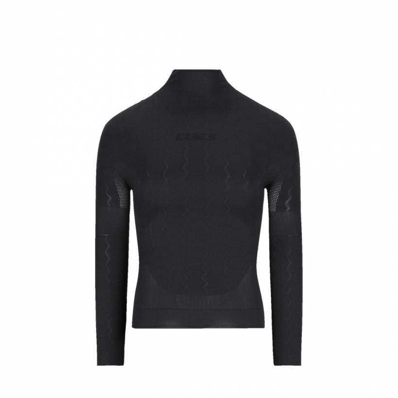 Camiseta Q36 Base Layer 4 Plus Manga Longa Preto