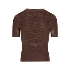 Camiseta Q36.5 Base Layer 2 manga curta marrom 2