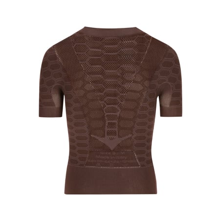Q36.5 Base Layer 2 Kurzarm-T-Shirt in Braun