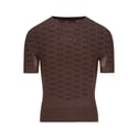 T-shirt marrone a maniche corte Q36.5 Base Layer 2