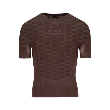 T-shirt marron à manches courtes Q36.5 Base Layer 2